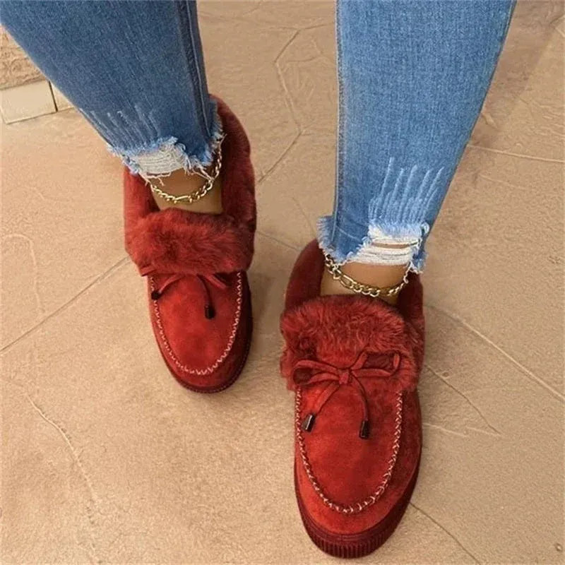 Chaussures épaisses de coton chaud pour femmes - Image 9