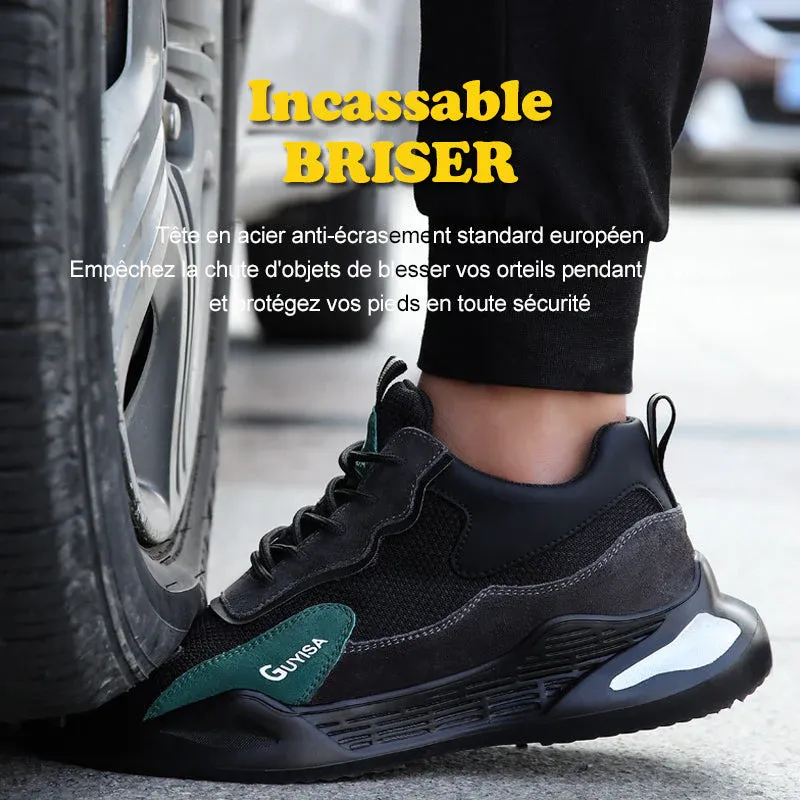 Chaussures à bout d'acier antidérapantes résistant à la perforation - Image 3