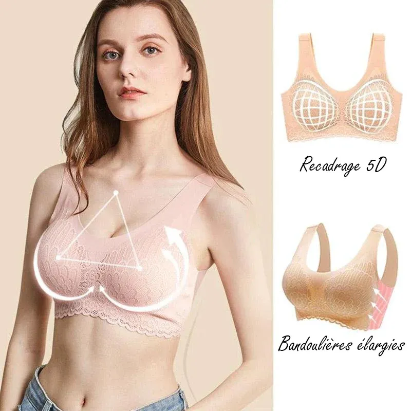 Soutien-gorge de sport sans armature confortable - Image 2