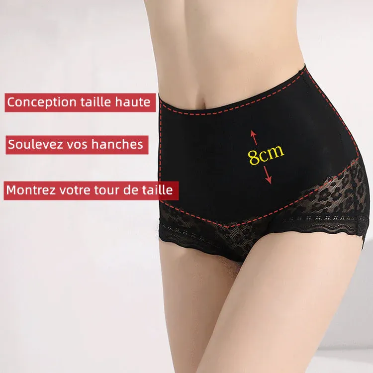 Culotte à taille haute avec dentelle - Image 4