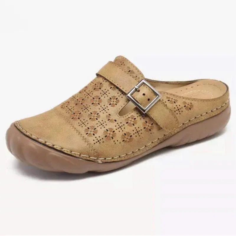 Chaussures à bout rond et à fond plat vintage - Image 5