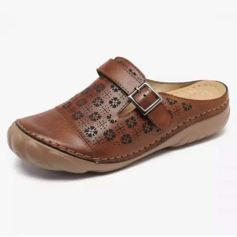 Chaussures à bout rond et à fond plat vintage - Image 6