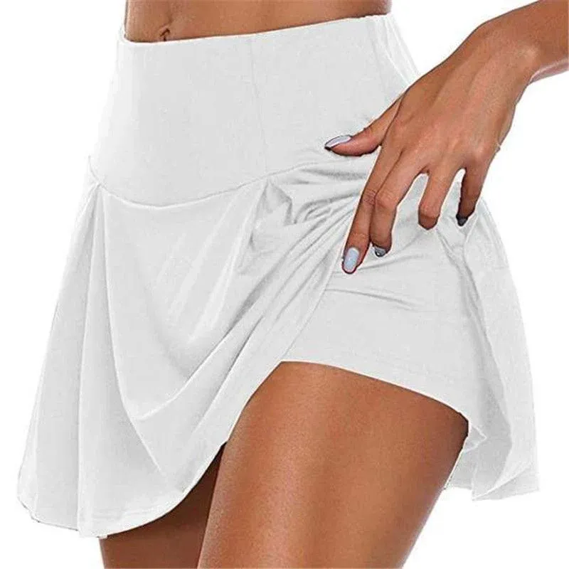 Jupe avec short élastique pour femmes - Image 3