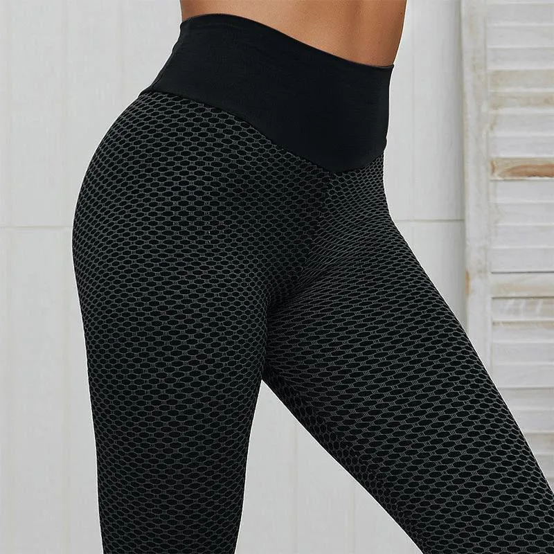 Leggings de sport à taille haute avec grille - Image 2
