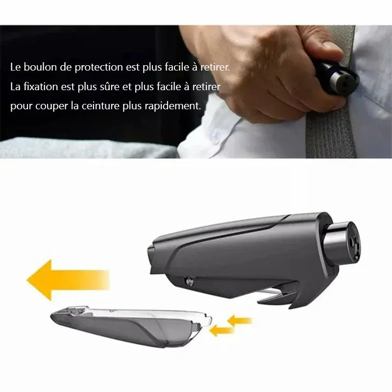 3 en 1 Marteau de sécurité pour voiture - Image 2