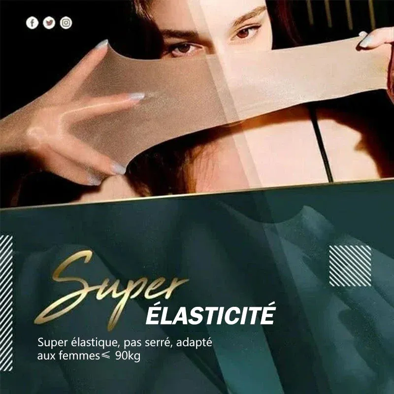 Bas de soie nacrés Collants en nylon sexy - Image 2