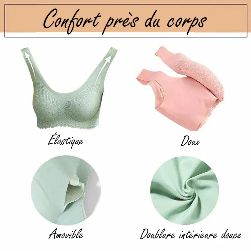Soutien-gorge de sport sans armature confortable - Image 3