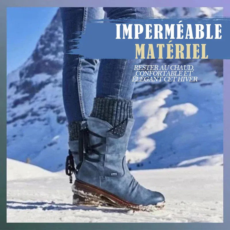 Bottes chaudes orthopédiques à pieds larges pour femmes - Image 2