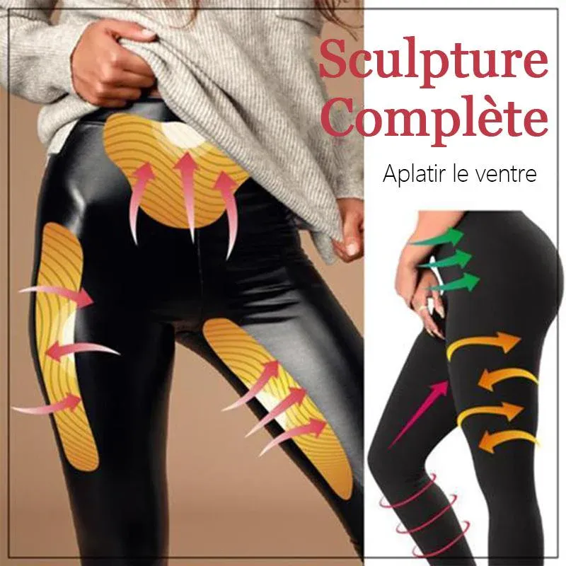 Legging en similicuir extensible - Image 2