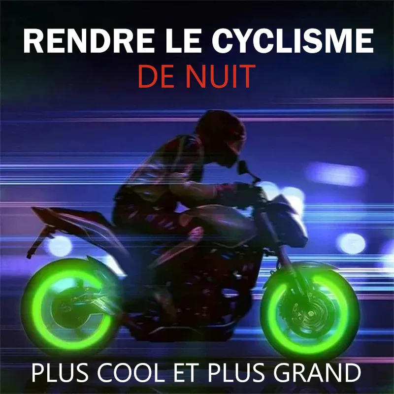 Bouchons de valve du pneu fluorescente universelles pour voiture - Image 2