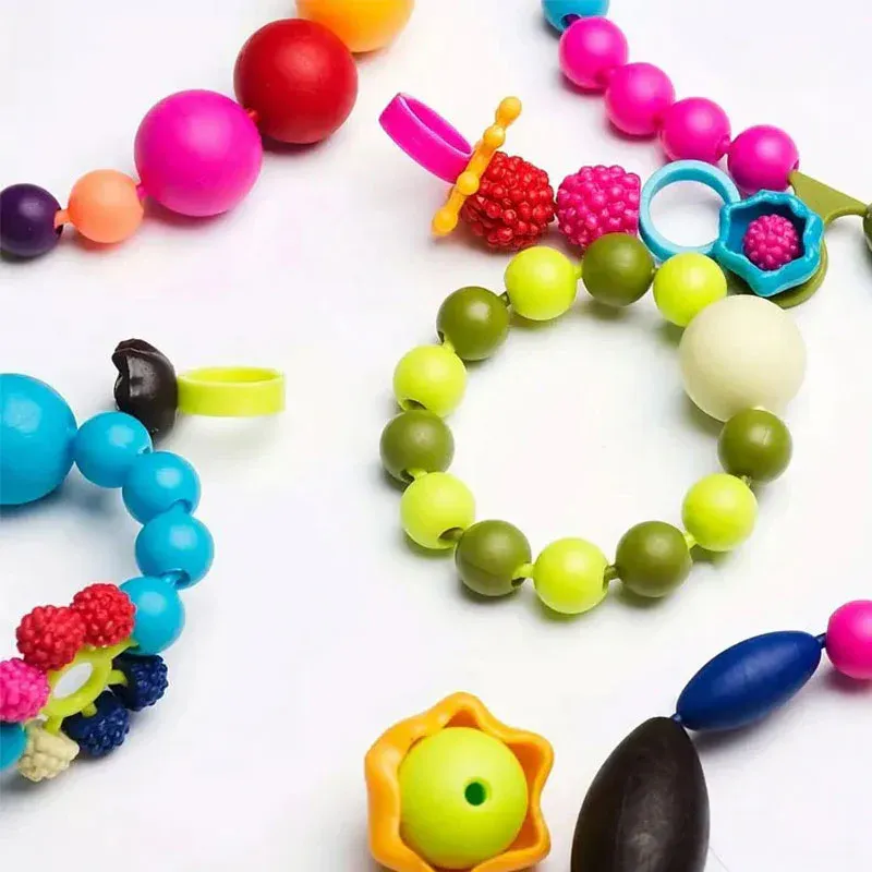 Perles populaires pour la fabrication de bijoux pour enfants - Image 2