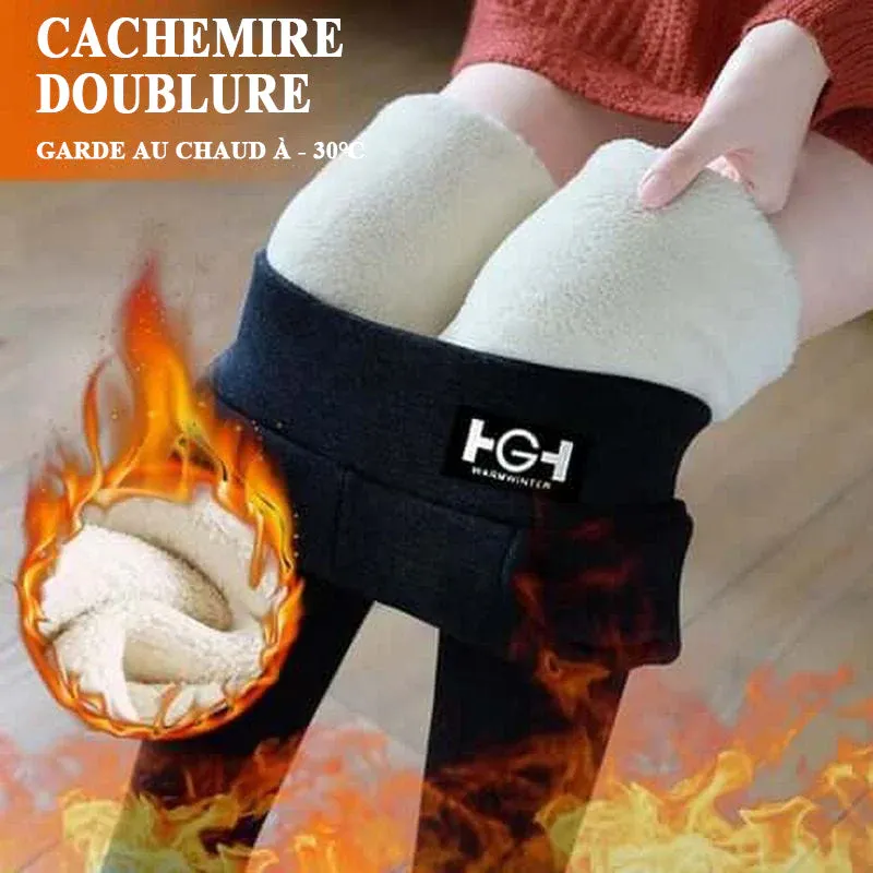 Pantalon chaud cachemire synthétique à la mode pour femmes - Image 2