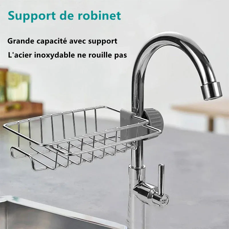 Support de robinet en acier inoxydable