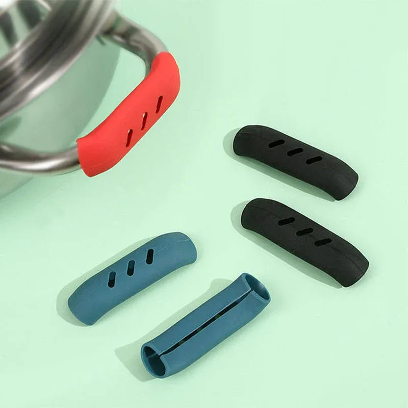 Couvercle de poignée de casserole anti-brûlure en silicone (2 pièces) - Image 7