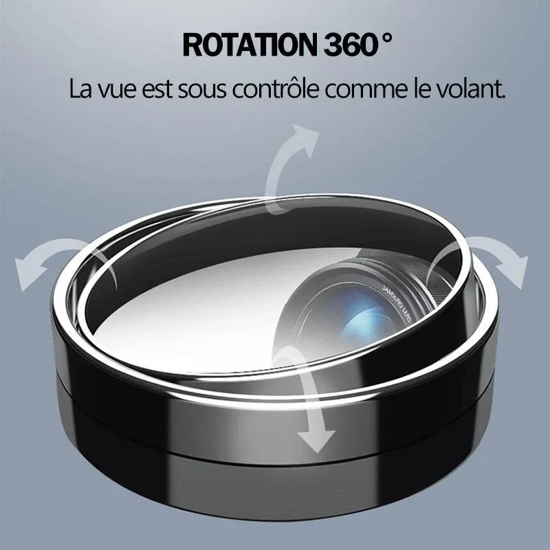 Petit miroir rond tournant à 360 ° pour voiture (2 pièces) - Image 3