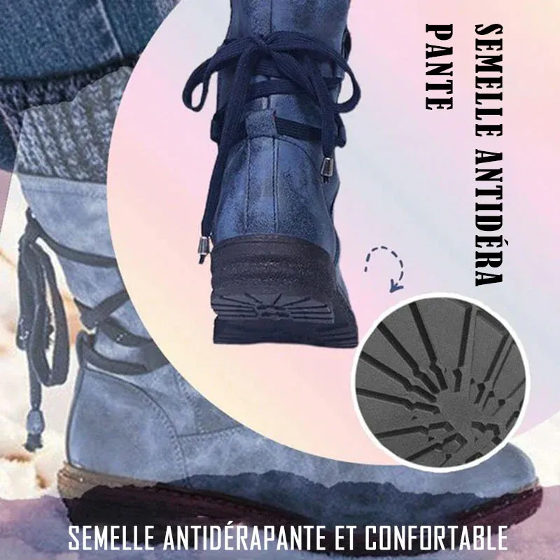 Bottes chaudes orthopédiques à pieds larges pour femmes - Image 3