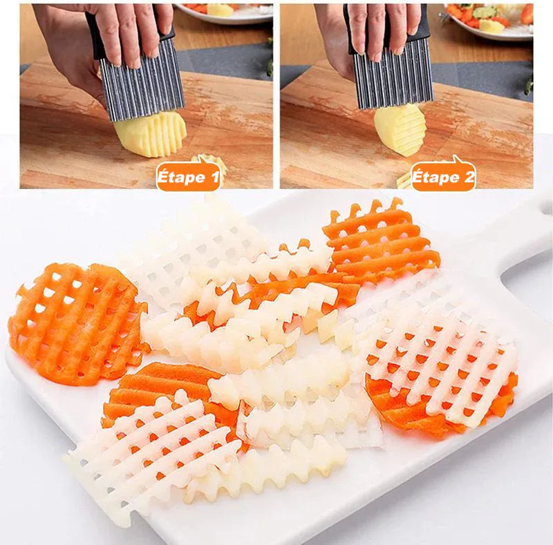 Couteau à vagues multifonctionnel en acier inoxydable - Image 3