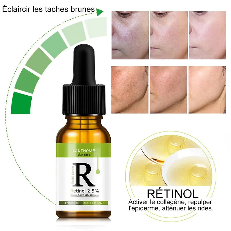 Sérum Rétinol hydratant, Éclaircir les ridules - Image 3