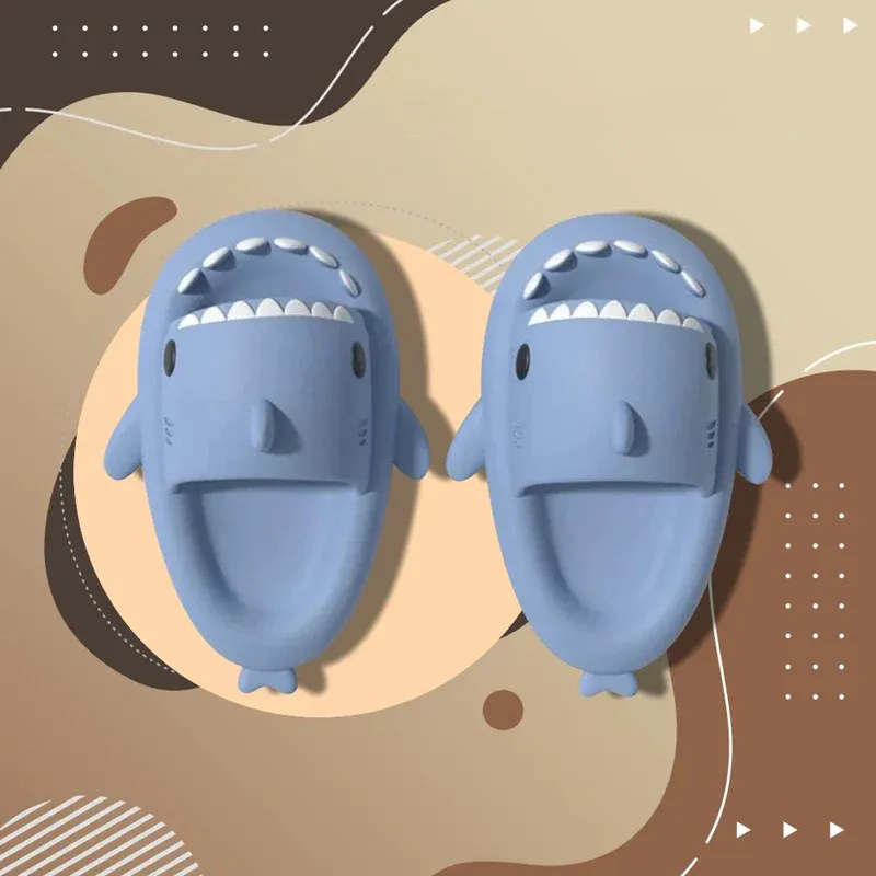 Pantoufles en forme de requin pour enfants - Image 3