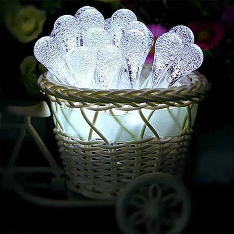 Guirlande lumineuse solaire goutte d'eau - Image 3