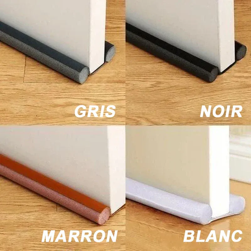 Bande de joint bas de porte étanche anti-bruit anti-insectes - Image 4