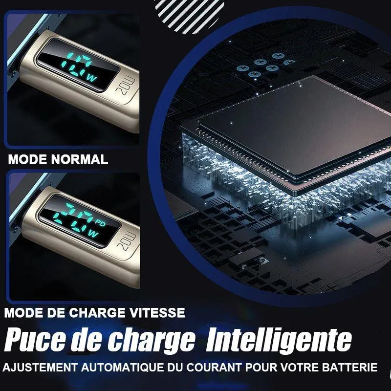 Câble de données de charge rapide avec Indicateur LED - Image 4