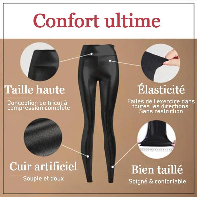 Legging en similicuir extensible - Image 4