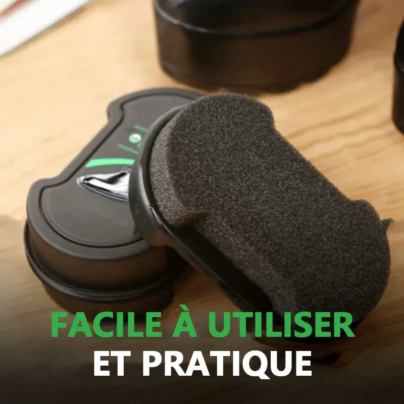 Cirage multifonctionnel pour cuir éponge double face - Image 2