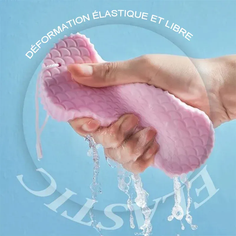 Éponge de bain exfoliante super douce - Image 4