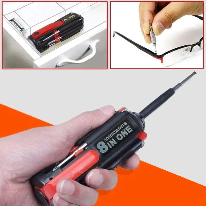 Tournevis 8 en 1 avec lampe de travail et lampe de poche - Image 4