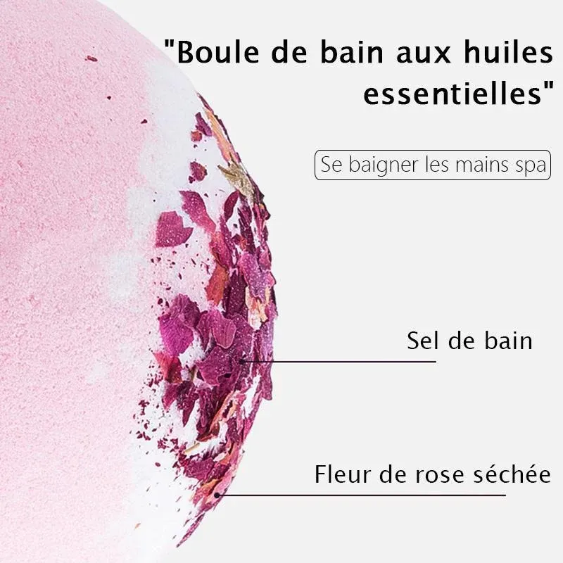 Boule de Bain à l'huile Essentielle de Rose - Image 5