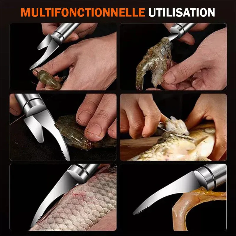 Épluchage rapide de crevettes multifonctionnel - Image 5