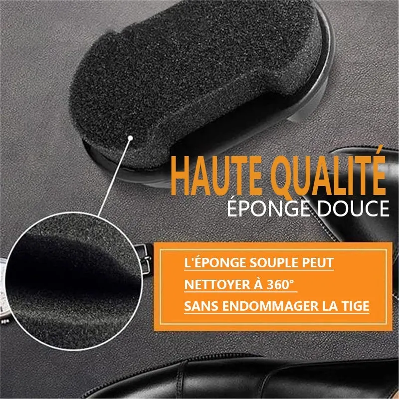 Cirage multifonctionnel pour cuir éponge double face - Image 3