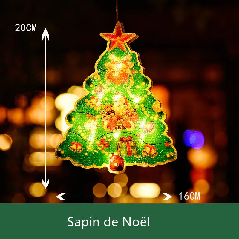 Lumière suspendue de fenêtre pour Noël - Image 9