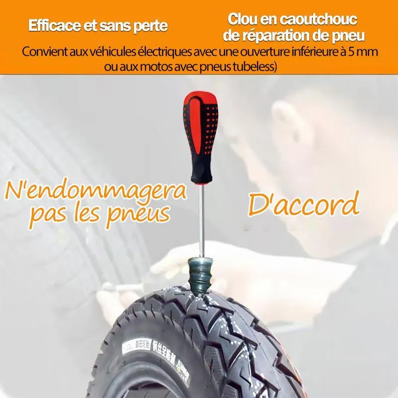 Clous en caoutchouc pour réparation de pneus - Image 5