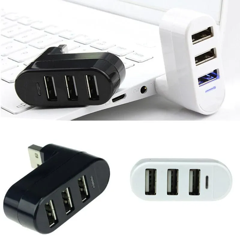 Mini hub USB rotatif à 3 ports - Image 6