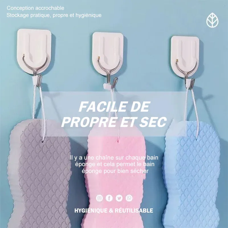 Éponge de bain exfoliante super douce - Image 6