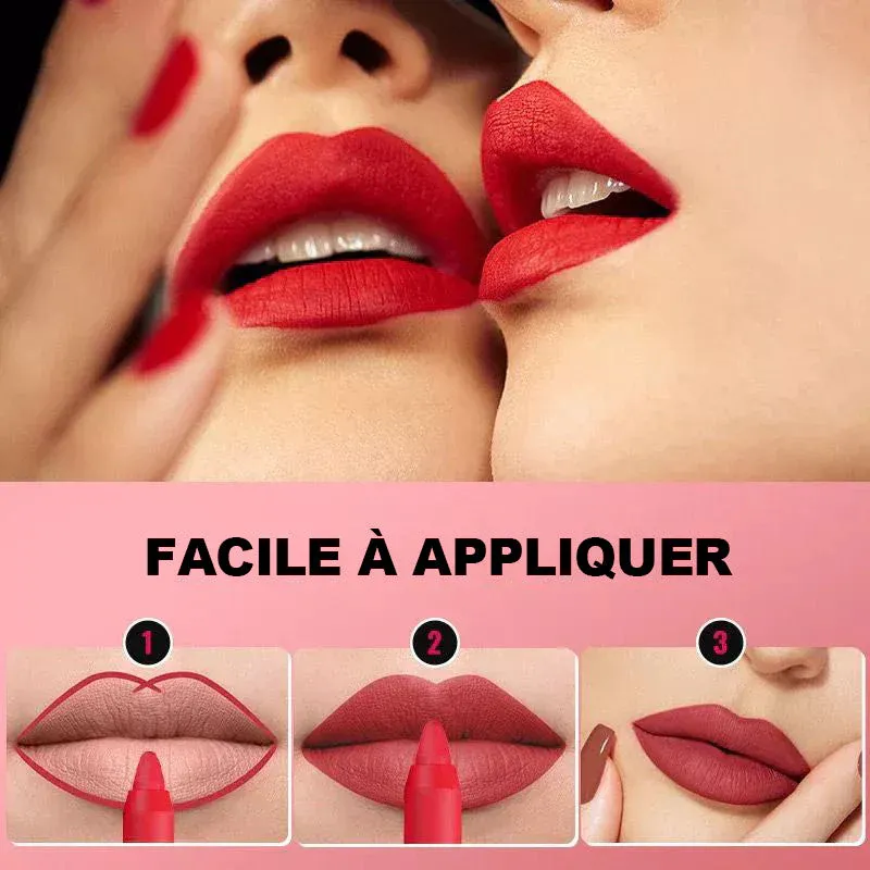 Stylo rouge à lèvres mat 12 couleurs - Image 6