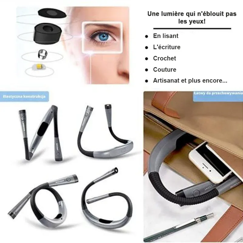 lampe de lecture suspendue au cou - Image 7
