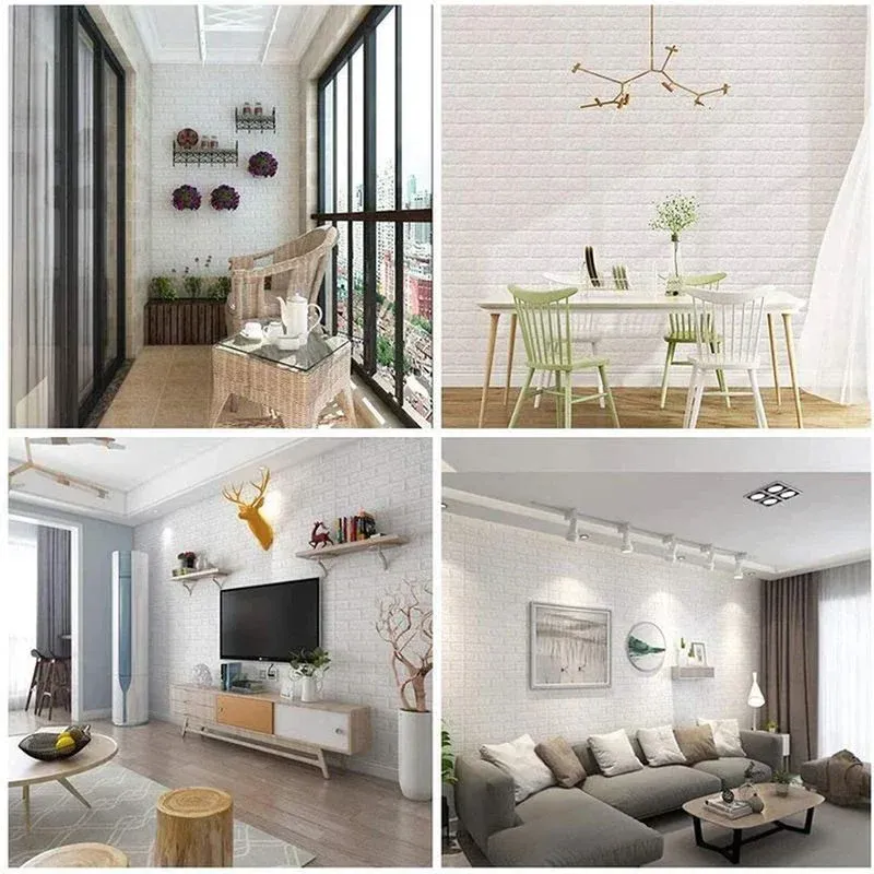 Autocollants muraux en trois dimensions 3D brique - Image 3