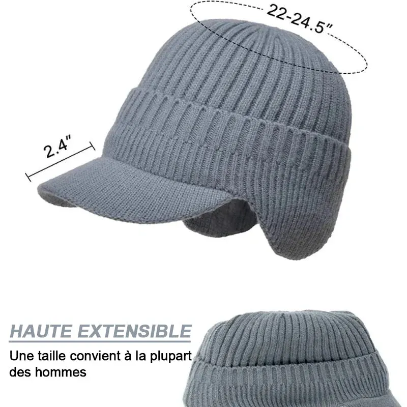 Bonnet tricoté de protection des oreilles chaudes en plein air - Image 8
