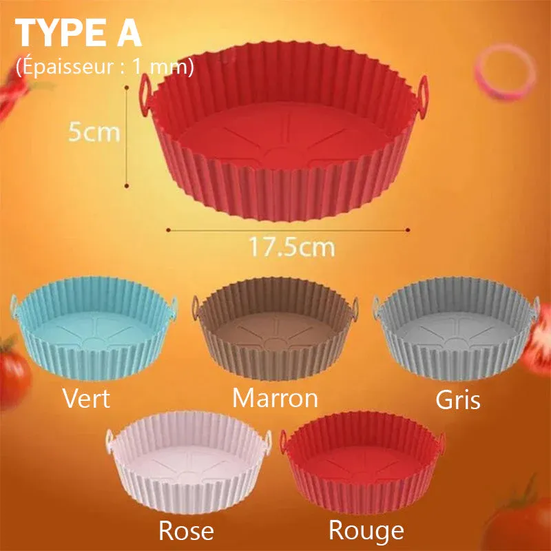 Plaque de cuisson en silicone pour friteuse à air - Image 7