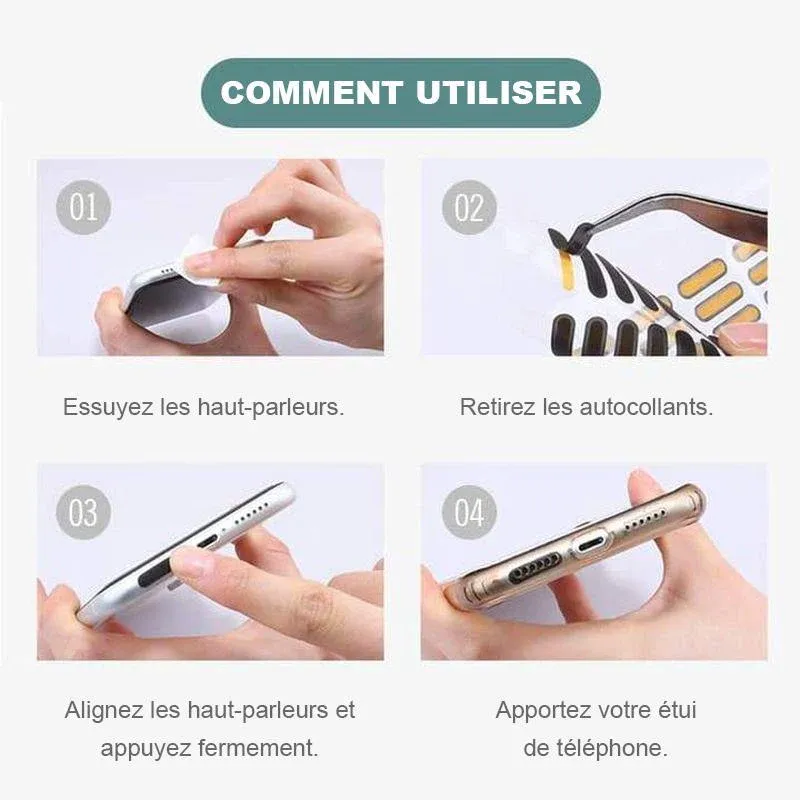 Autocollants nets anti-poussière pour téléphone portable - Image 7
