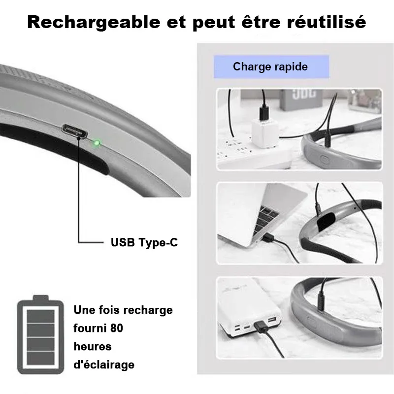 lampe de lecture suspendue au cou - Image 8