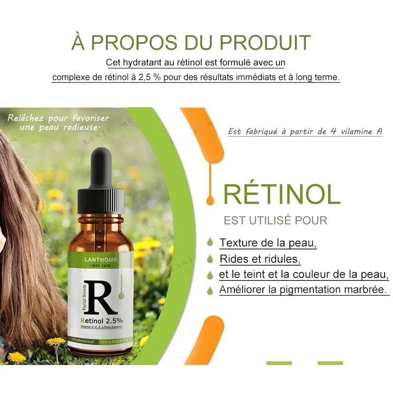 Sérum Rétinol hydratant, Éclaircir les ridules - Image 7
