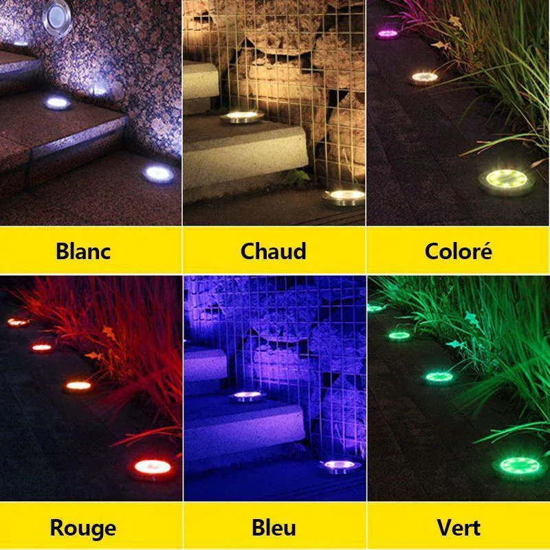 Lumière LED de chemin de sol à énergie solaire - Image 7