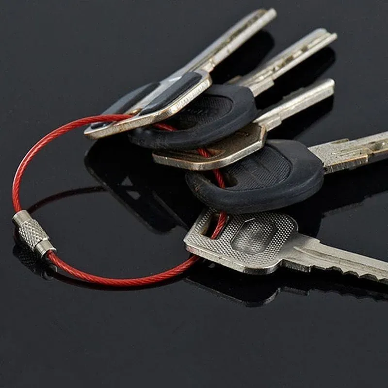 Serrure de fil d'acier de couleur créative - Image 4