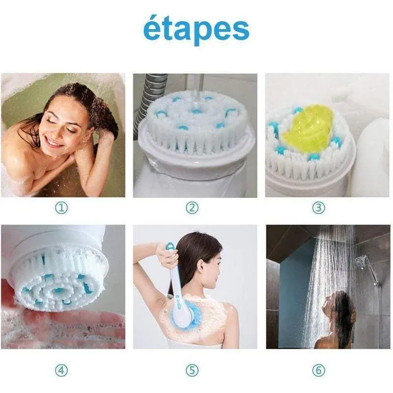 Trousse de brosse nettoyante pour le visage et le corps - Image 8