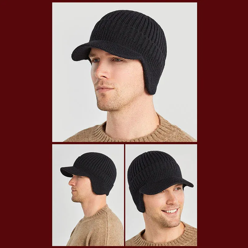 Bonnet tricoté de protection des oreilles chaudes en plein air - Image 7