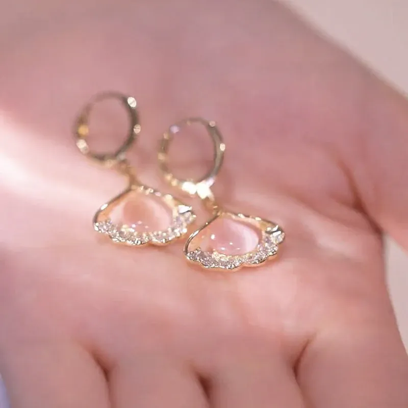 Boucles d'oreilles feuille de Ginkgo - Image 8